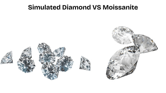 Simulated Diamond VS Moissanite