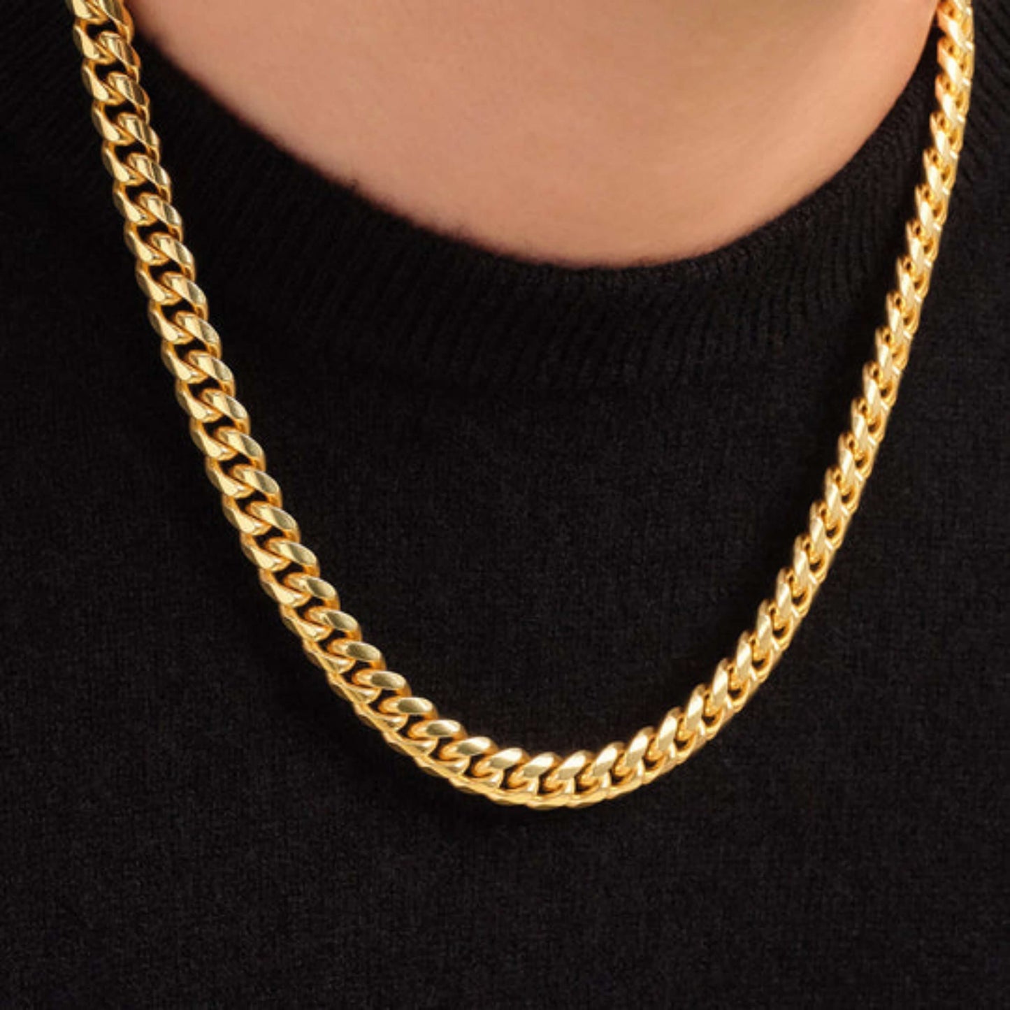 10K Solid Gold Miami Cuban Link Chain