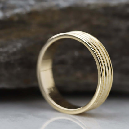 10K Yellow Gold Rolling Ring