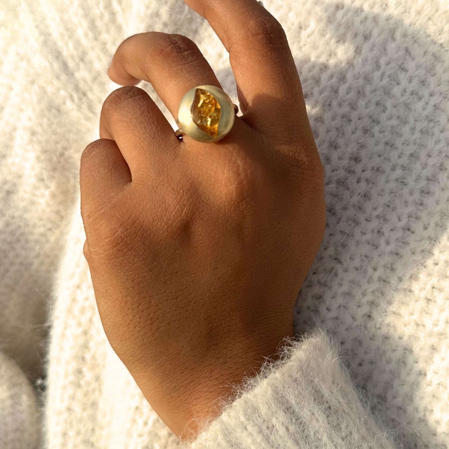 10k Solid Gold Ring, Handmade Jewelry