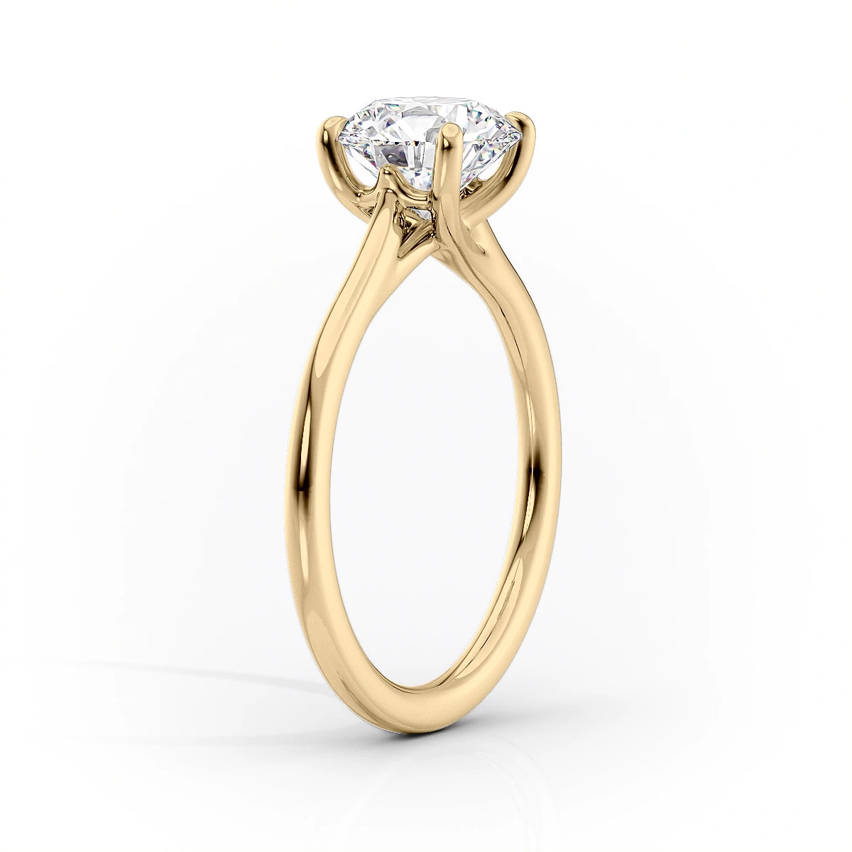 Pear Cut Solitaire Labgrown Engagement Ring