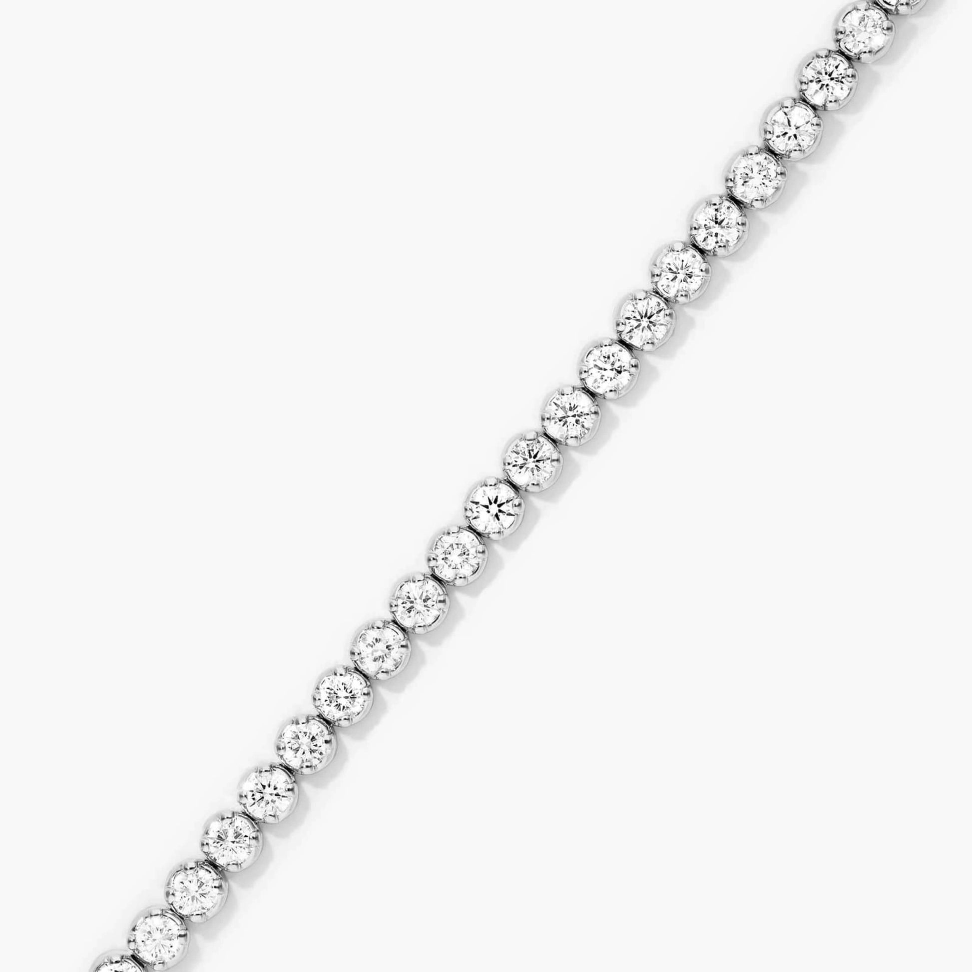 14K Round Cut Diamond Bracelet