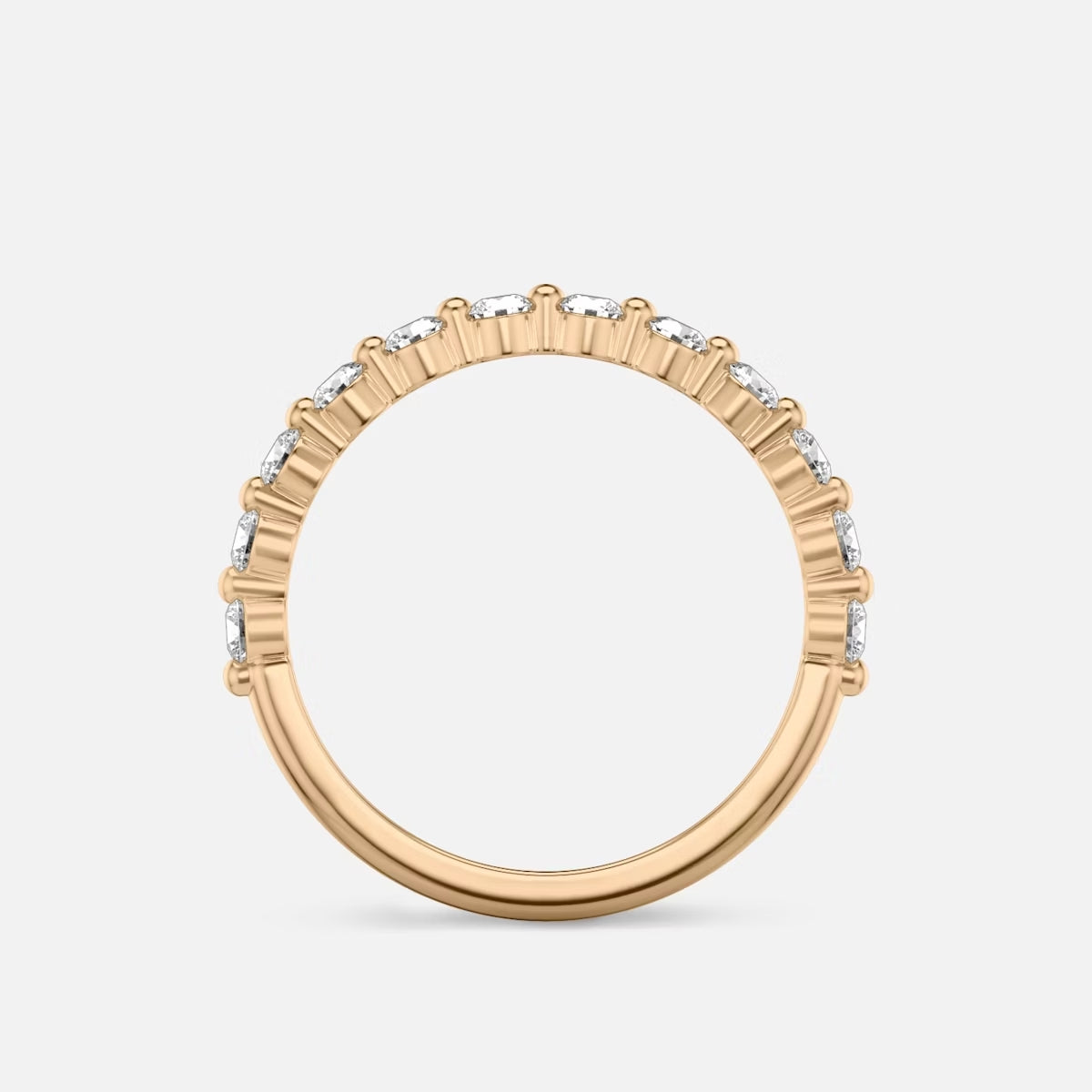 14K Solid Gold Ring Matching Bubble Ring