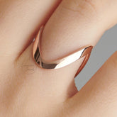 14K Solid Gold Vanki Ring