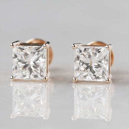 14k Diamond Stud Earrings