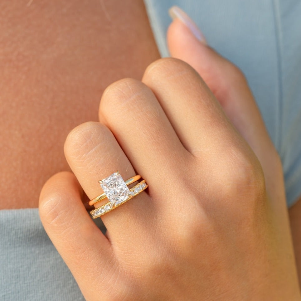 14k Gold Dainty Engagement Ring