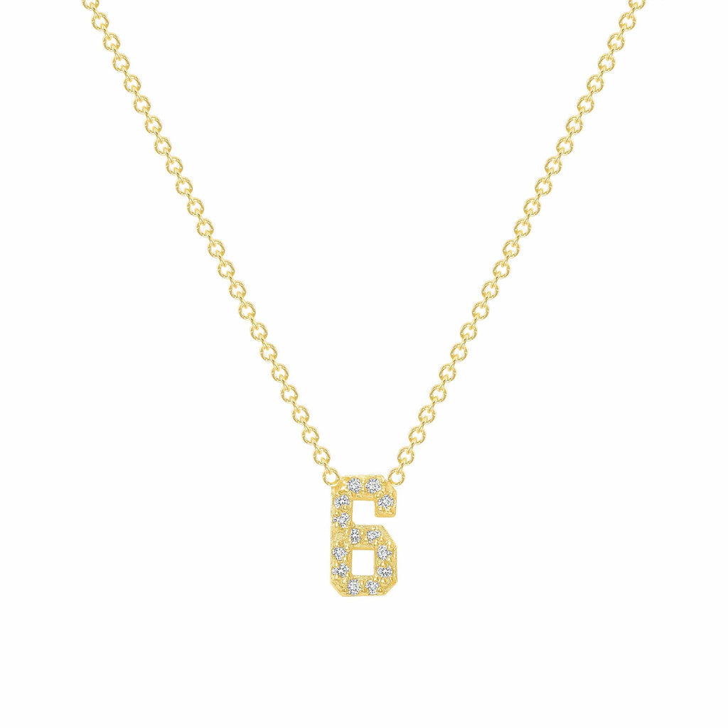 14k Gold Diamond Name Necklace