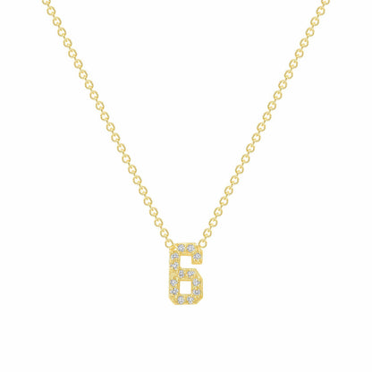 14k Gold Diamond Name Necklace