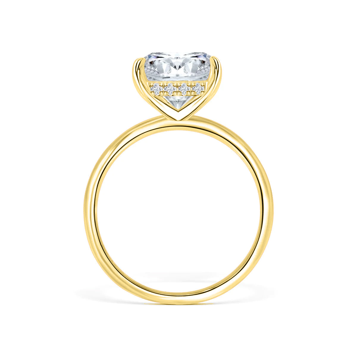 14k Gold Halo Ring