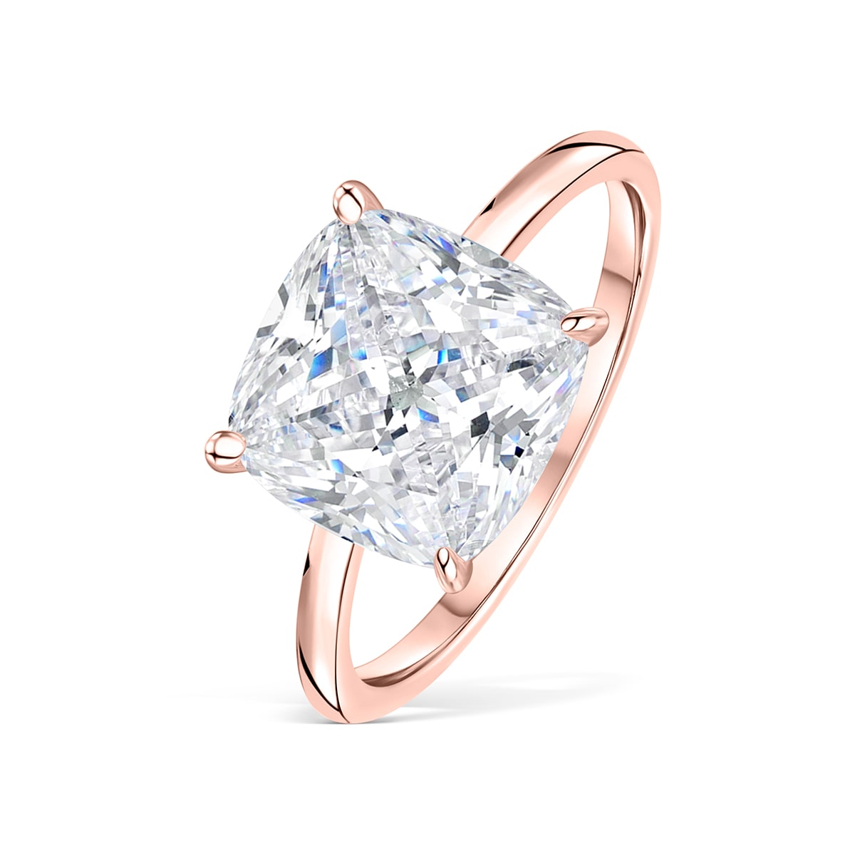 14k Rose Gold Halo Ring