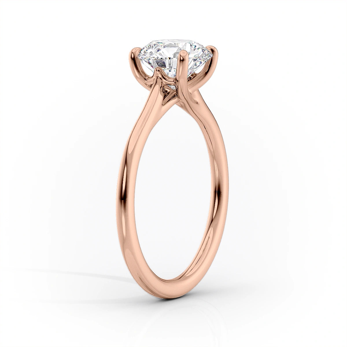 Pear Cut Solitaire Labgrown Engagement Ring