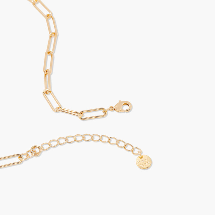 18k Solid Gold Monogrammed Initial Necklace