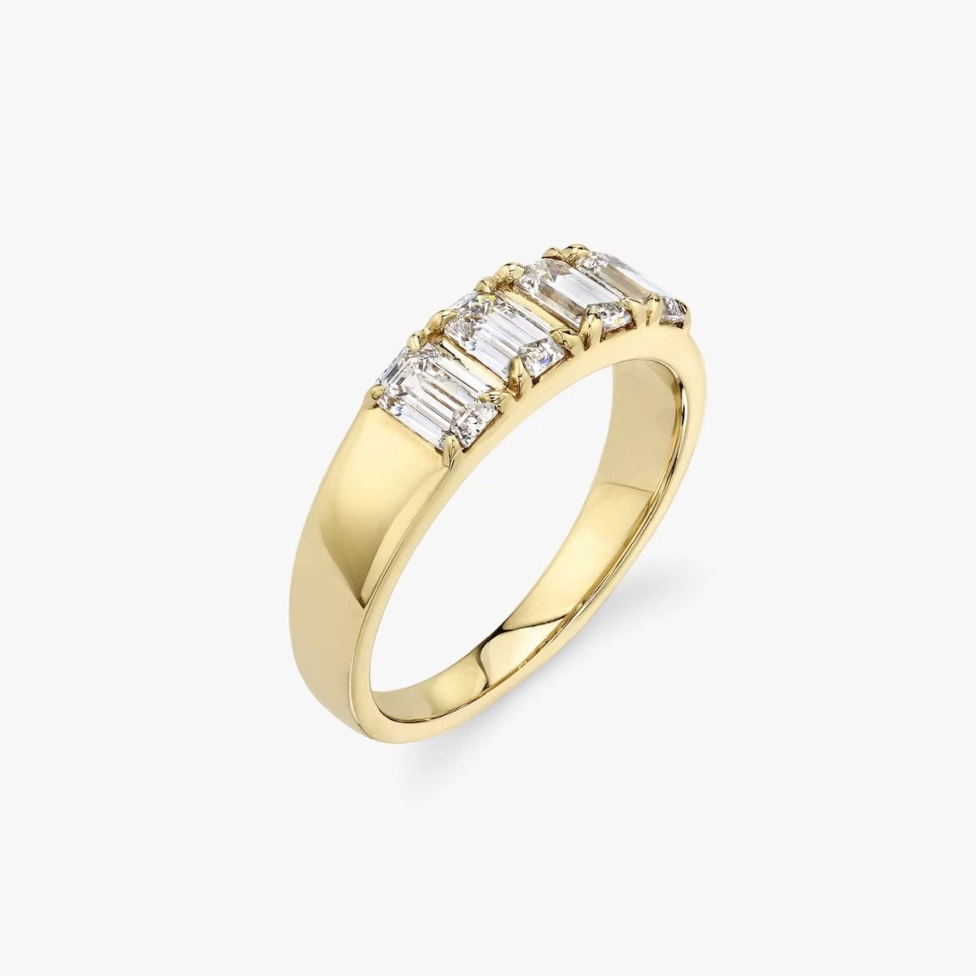 18k Solid Gold Ring, Wedding Band