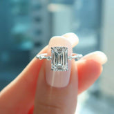 Emerald Cut Diamond Ring