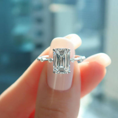 Emerald Cut Diamond Ring