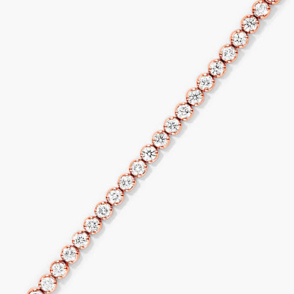 2.50 mm Round Cut Diamond Tennis Bracelet