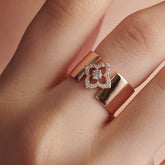 0.32 CT Bunchberry Diamond Bold Gold Ring