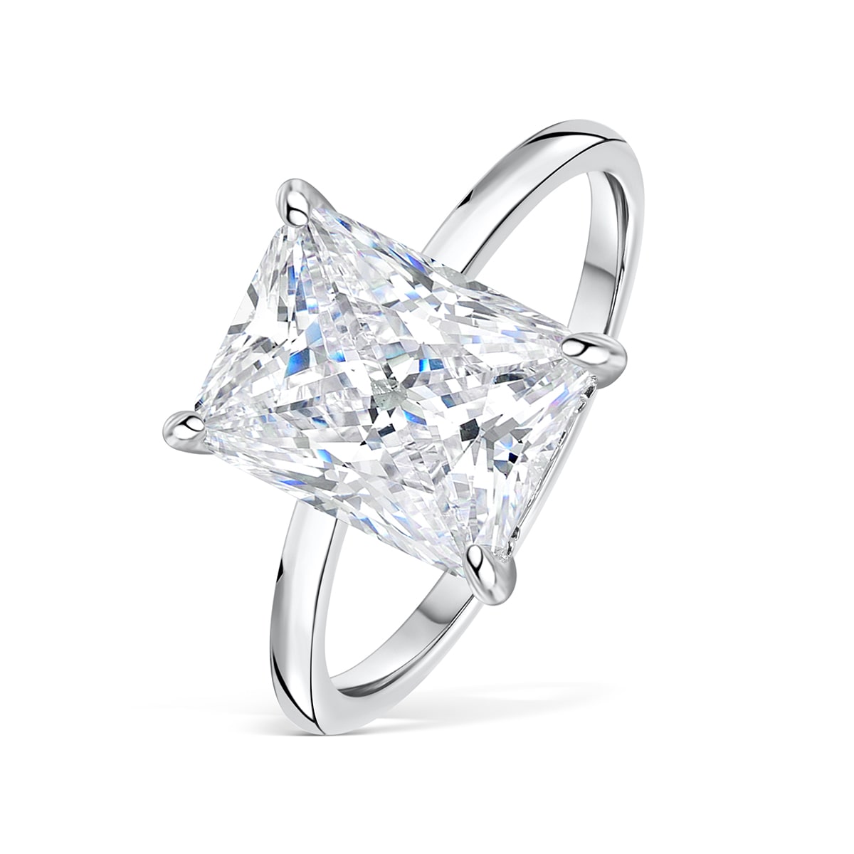 Radiant Cut Lab Grown Diamond Ring