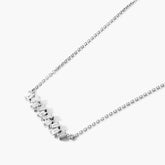 1.40 CT Baguette Cluster Diamond Necklace