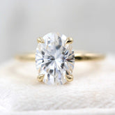 0.25 TO 2.00 CT Oval Solitaire Engagement Ring