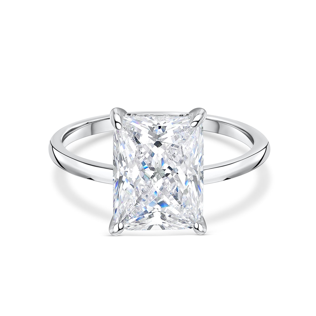 Radiant Cut Lab Grown Diamond Ring