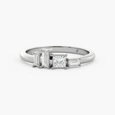 Baguette Cut Diamond Stony White