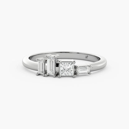 Baguette Cut Diamond Stony White