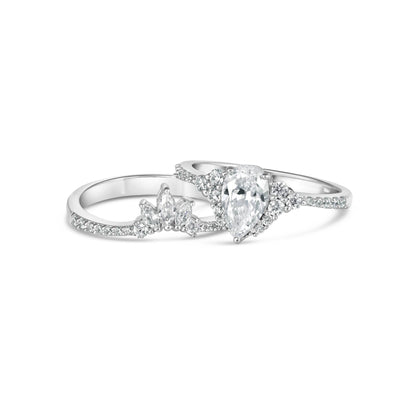 2.10 CT Multi Diamond Bridal Wedding Ring Set