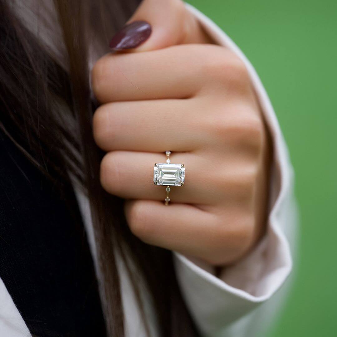 Emerald Cut Diamond Ring