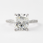 0.50 TO 3.00 CT Cushion Cut Engagement Ring