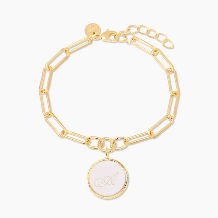 Callie Enamel Personalized Customized Name Charm Bracelet
