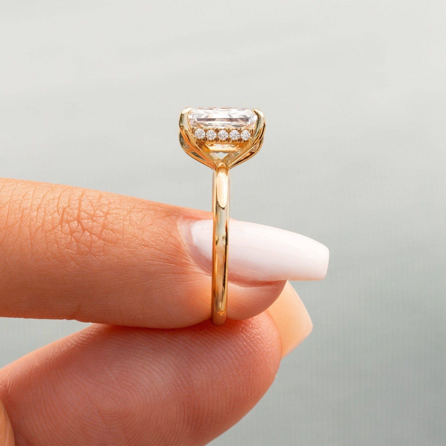 Radiant Cut Lab Grown Diamond Ring