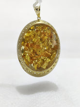 Yellow Amber With Sterling Silver Pendant