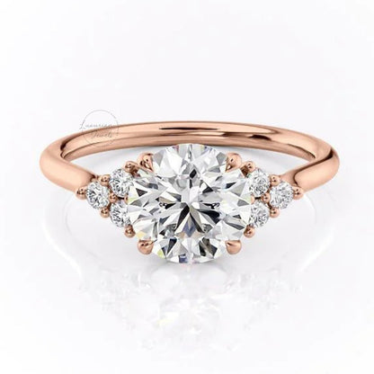 1.51 CT Round Cut Lab Grown Diamond Ring