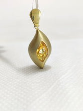 Gold Color Flower Pendant For Women 