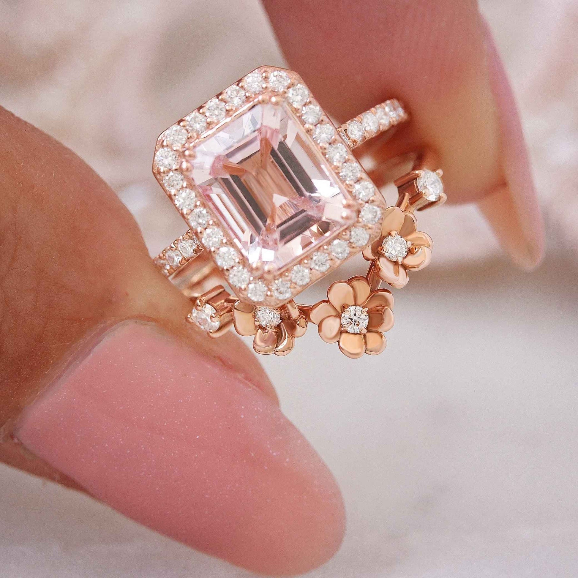 2.17 CT Emerald Cut Diamond Ring