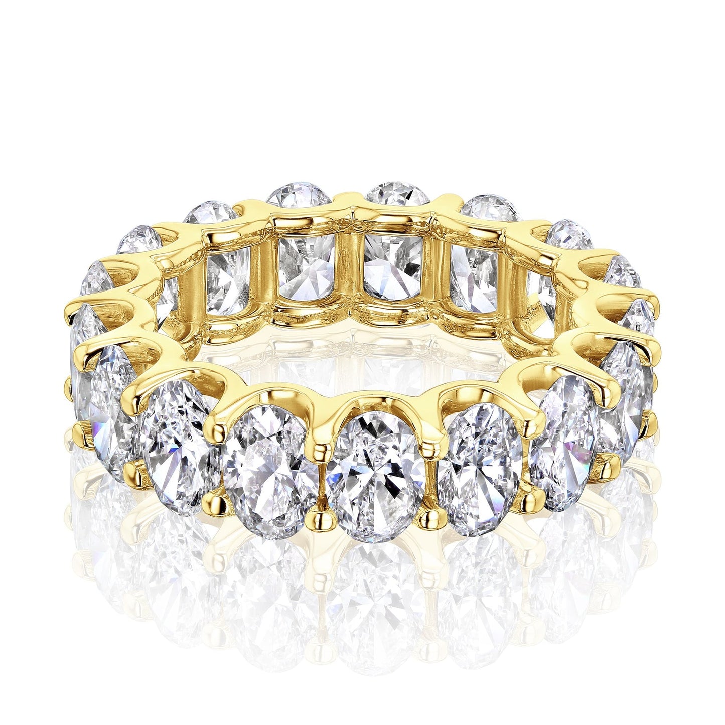 Oval Cut Diamond Eternity Ring Band