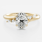 1 CT Oval Cut Moissanite Diamond Wedding Ring