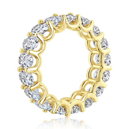 Oval Cut Diamond Eternity Ring Band