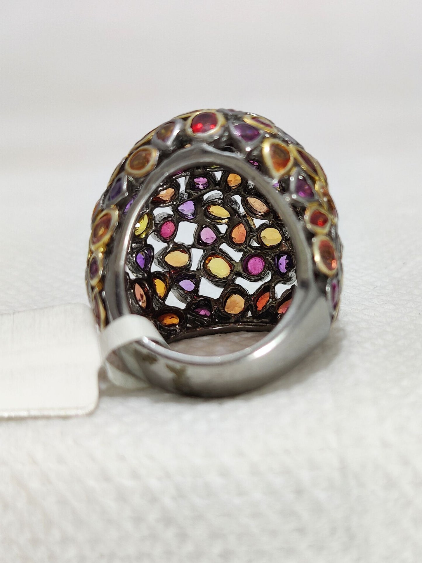 Unique Handcrafted Multi Gemstone Ring