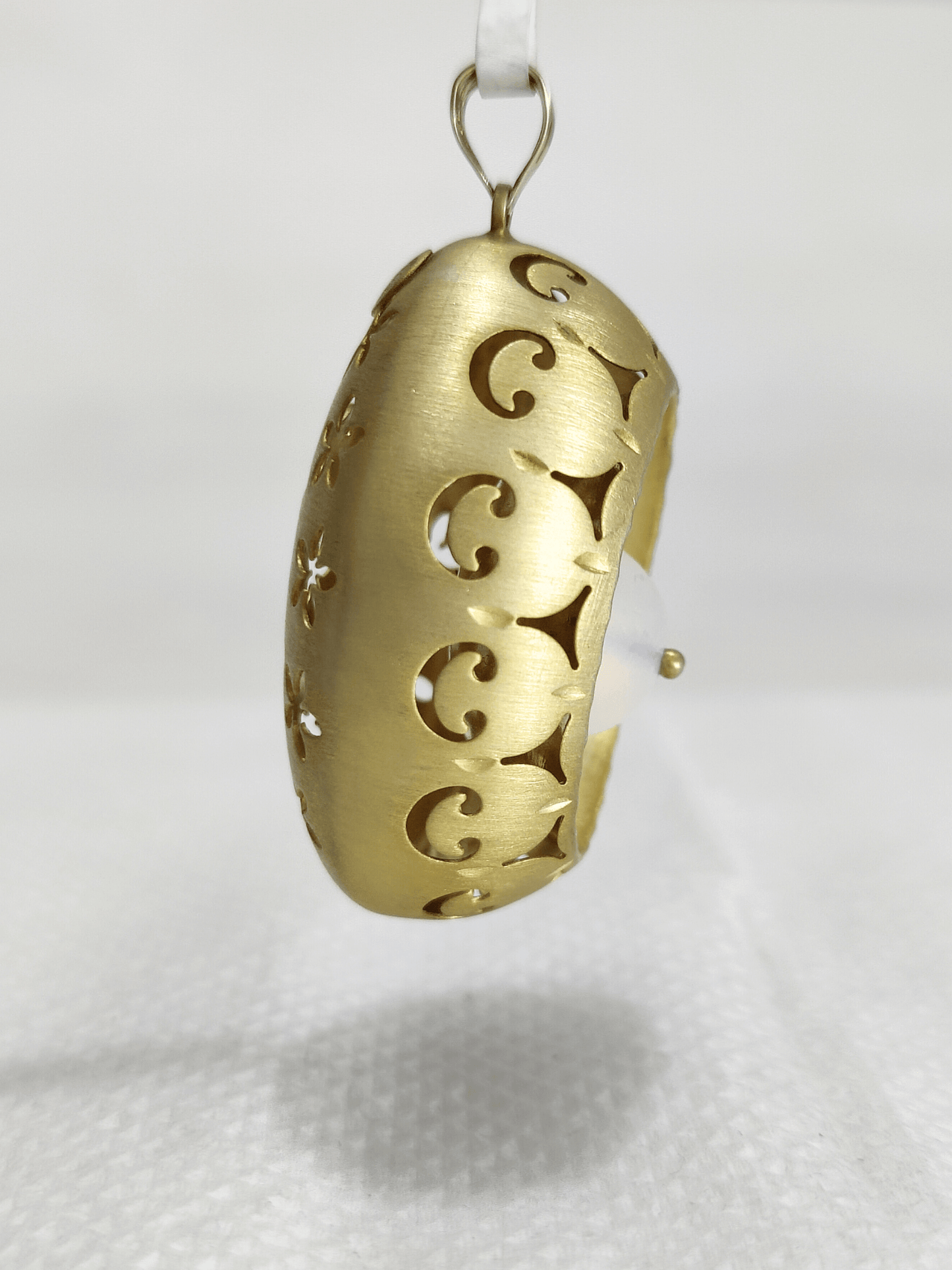 18K Gold Plated Moonstone Pendant
