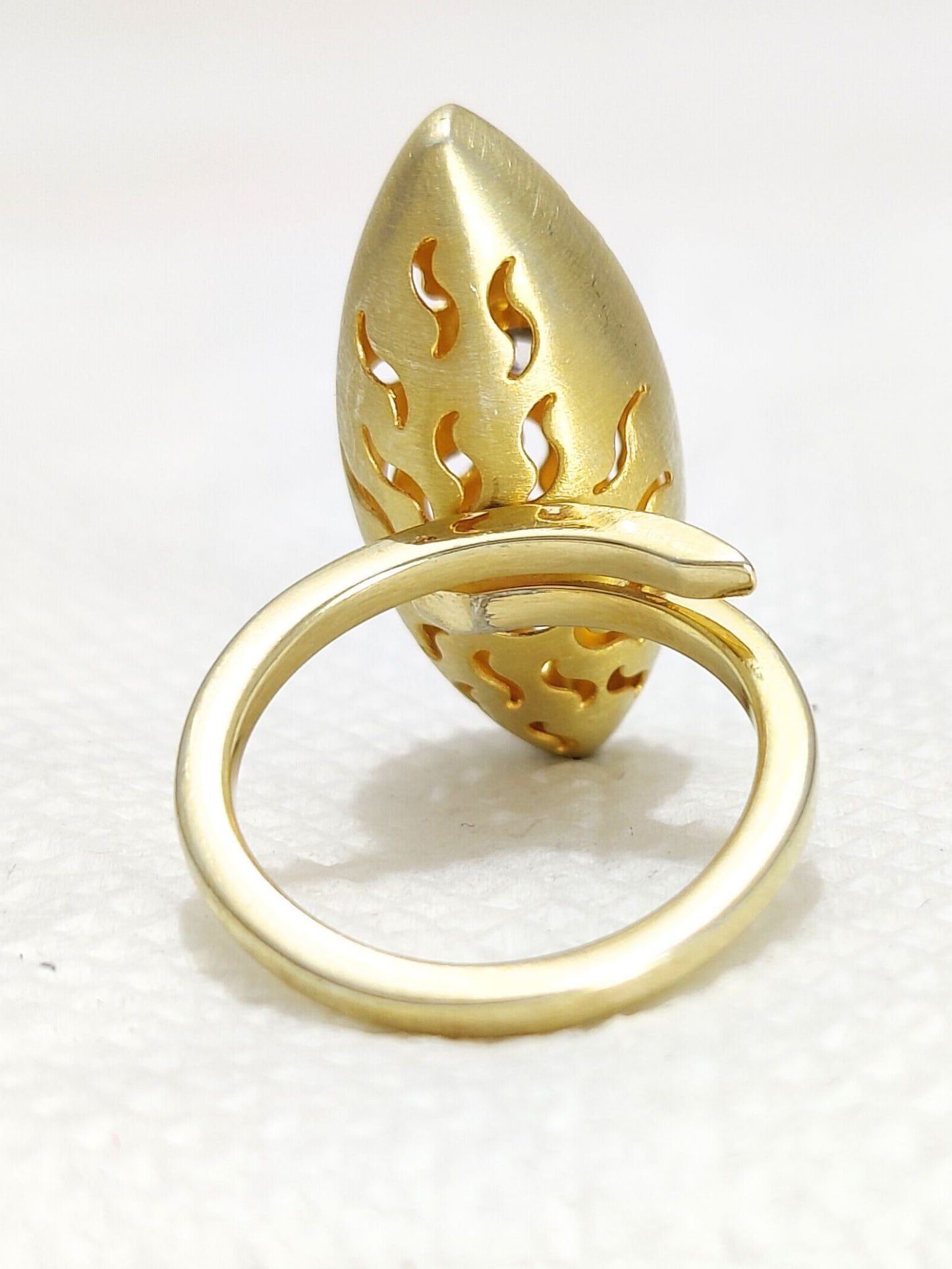Marquise Shape Round Diamond Ring