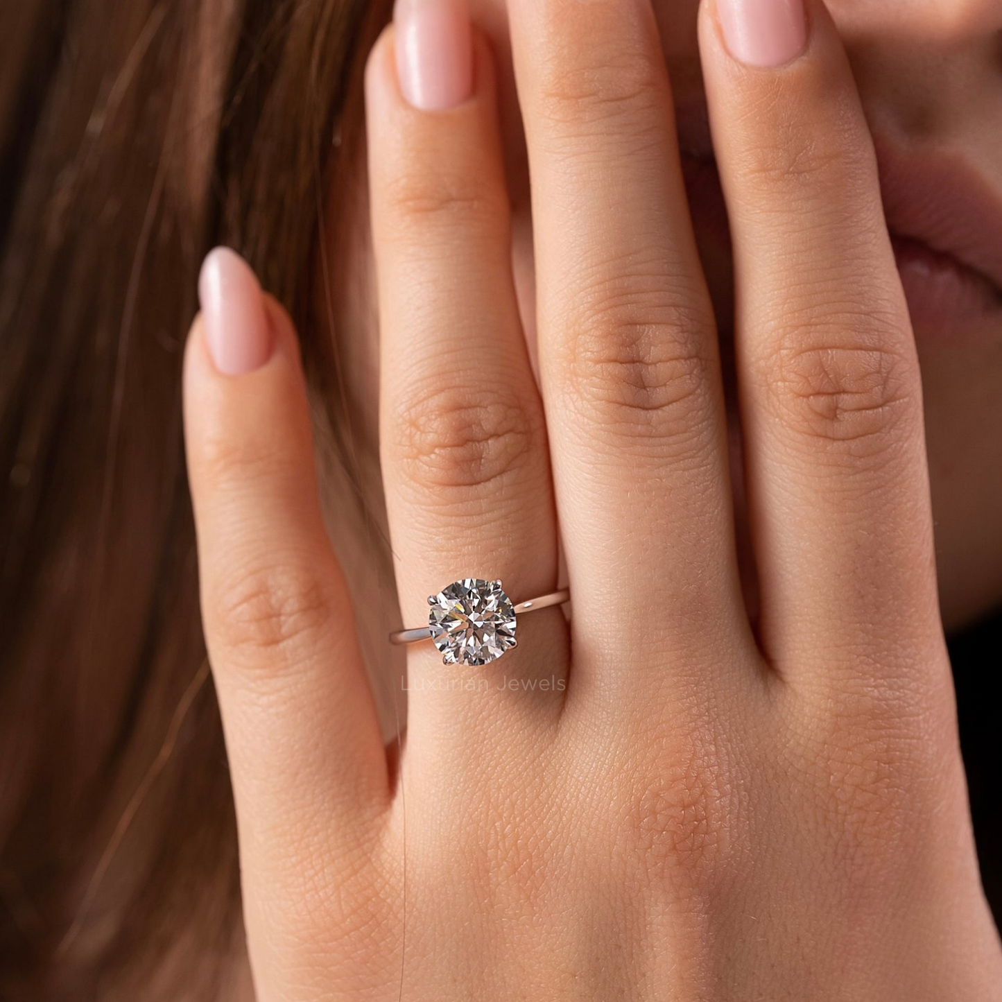 Round Diamond Solitaire Engagement Ring