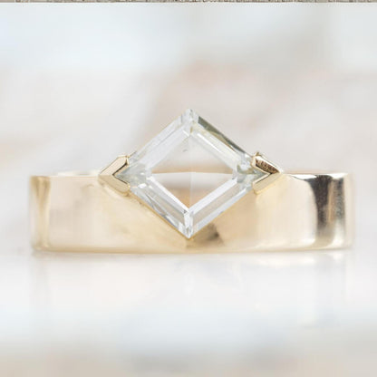 Kite Cut Lab Grown Diamond Solitaire Ring