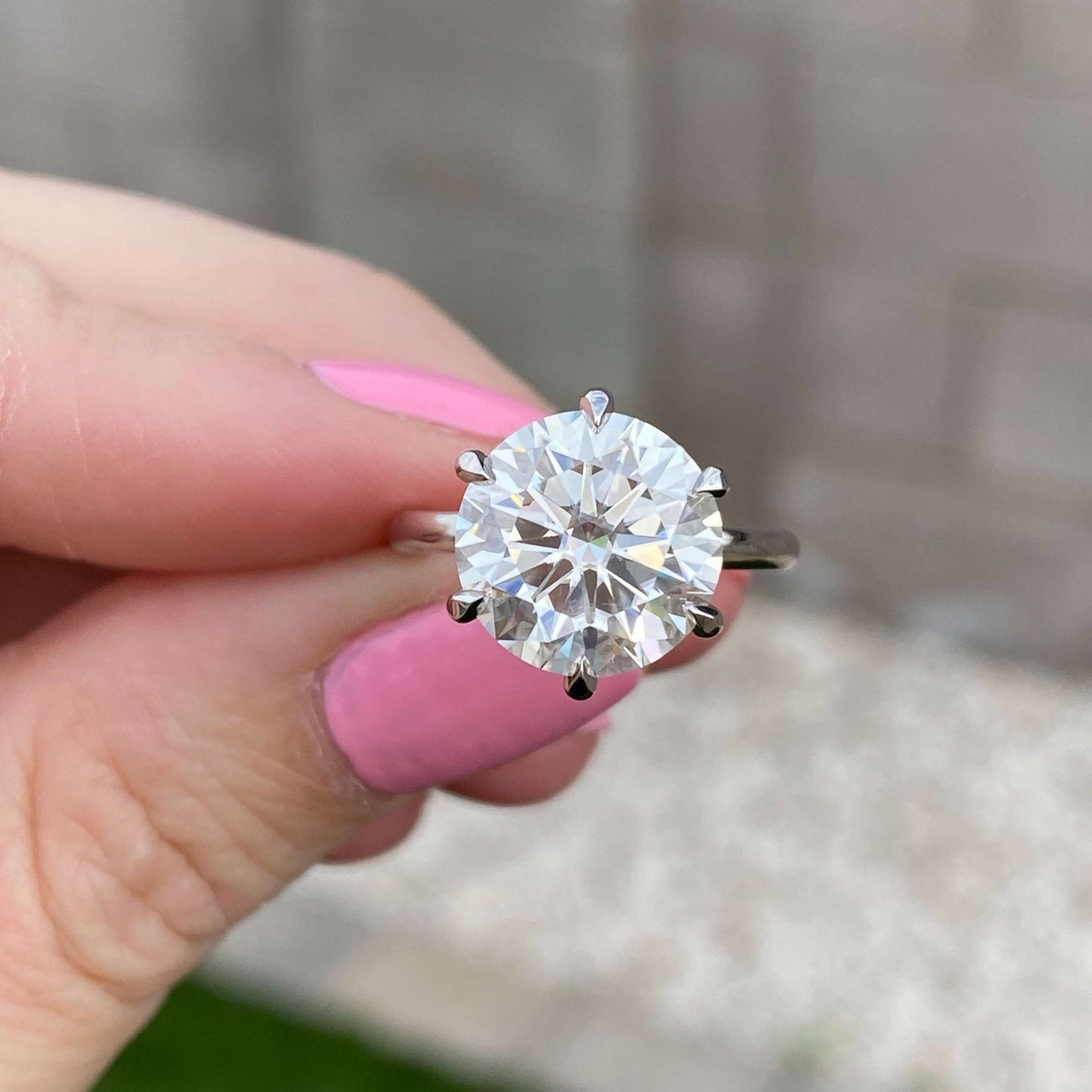 6-Prong Moissanite Proposal Ring