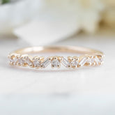  Multi Shape Lab Grown Diamond Band Gift For Love