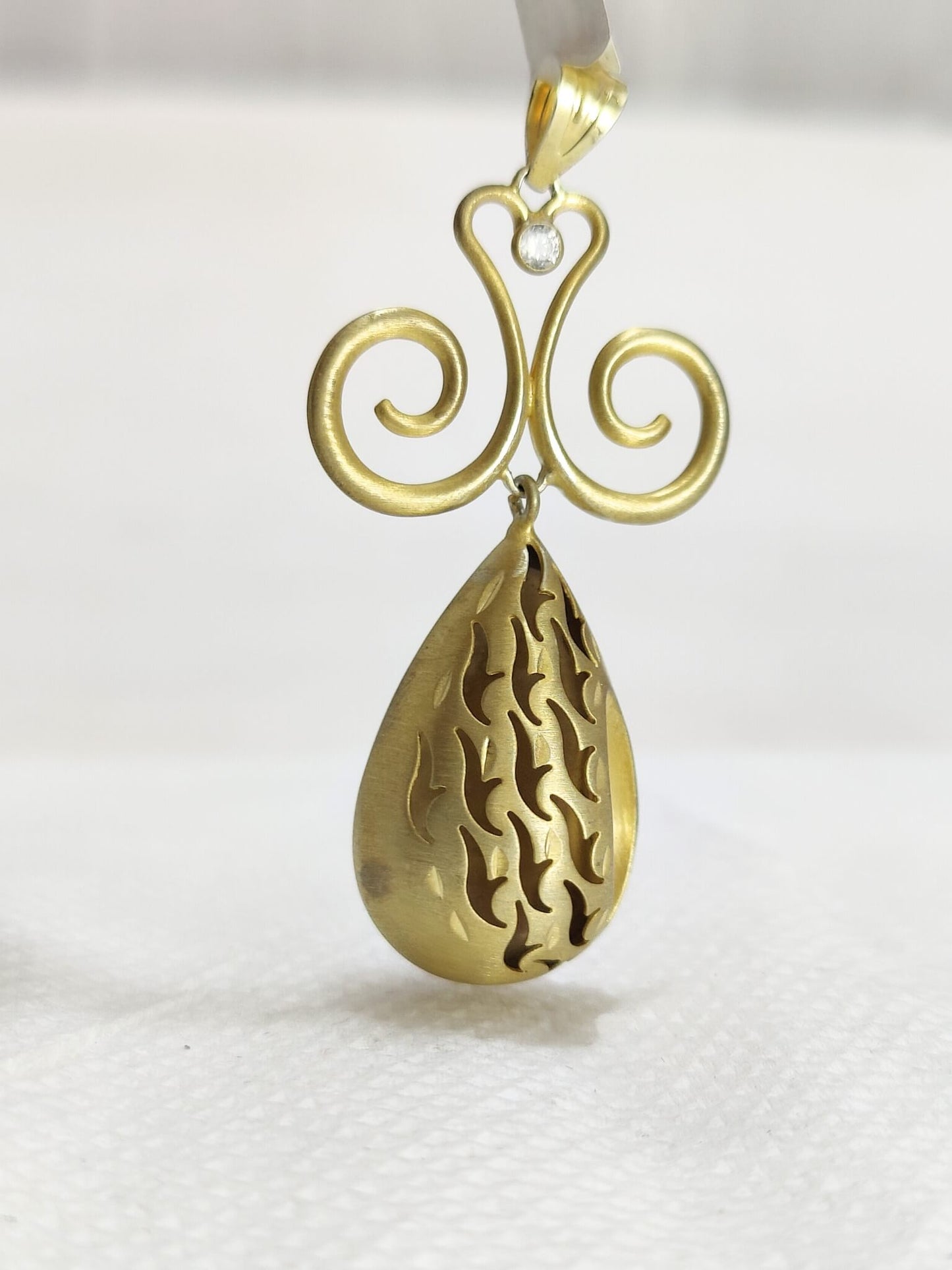 Long Pear Shape Statement Pendant Jewelry