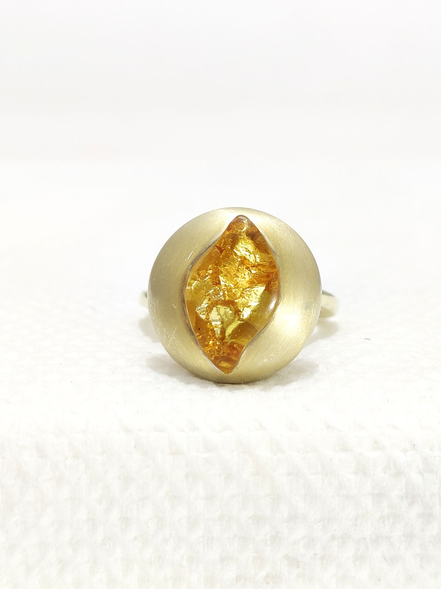 Amber Ring, Cognac Amber Ring