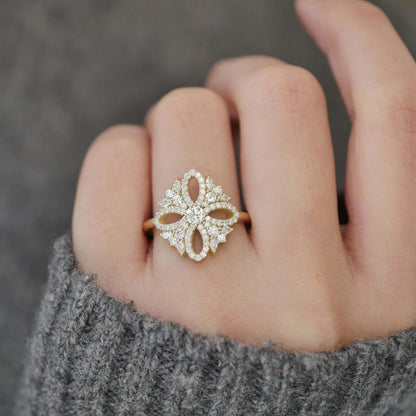 Antique Diamond Ring, Unique Ring