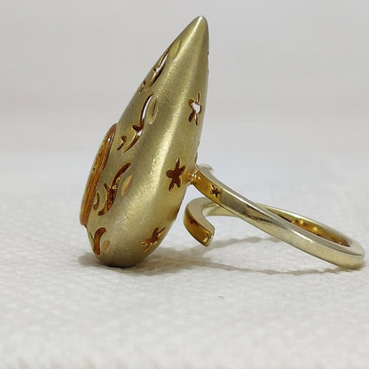 Antique Teardrop Art Deco Ring